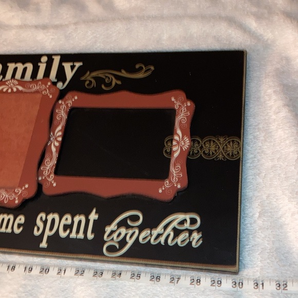 3 picture wall frame NWOT Family We Cherish Our time spent together - Picture 8 of 11